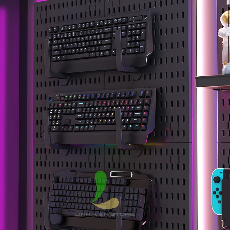 Bảng Pegboard HOSAN Decor Bàn Học, Phòng Gaming Treo Tường Đa Năng, Trang Trí Góc Làm Việc | BigBuy360 - bigbuy360.vn