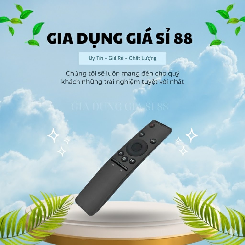 Remote Điều Khiển Tivi Samsung 4K Smart Cong (Lưng Đen - Không Voice)-dc4894