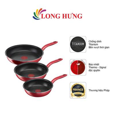Chảo chiên chống dính đáy từ Tefal So Chef (21cm/24cm/28cm) - Hàng chính hãng - BH 24 tháng
