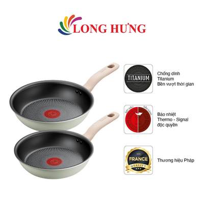 Chảo chiên chống dính đáy từ Tefal So Matcha (20cm/24cm) - Hàng chính hãng - Bảo hành 24 tháng