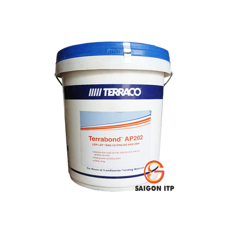 Sơn lót tăng cường bám dính trên gạch men, kính Terraco Terrabond AP202- 18L