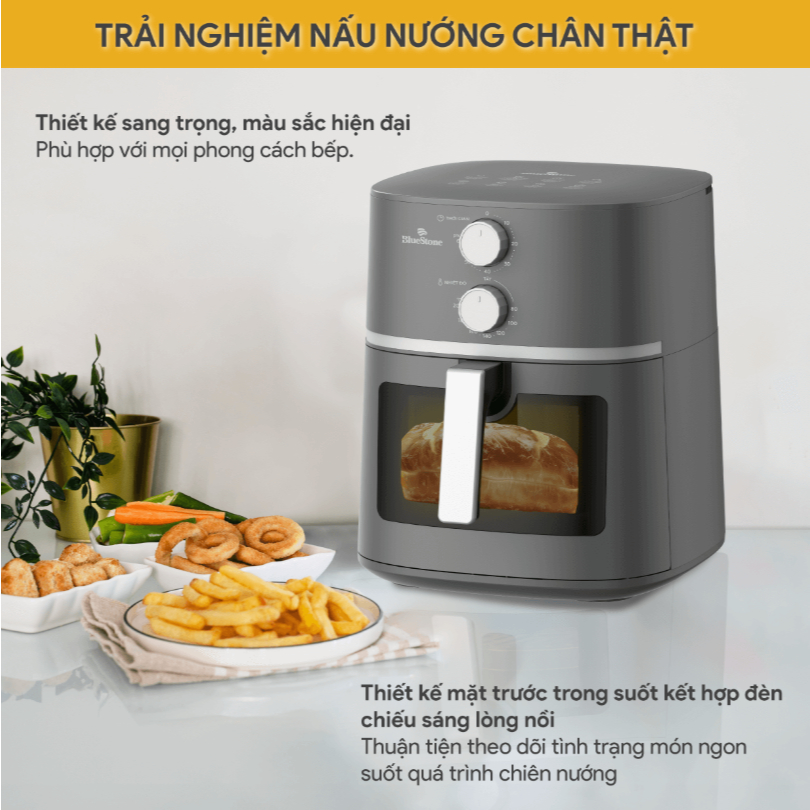 (Dọn kho) NỒI CHIÊN KHÔNG DẦU BLUESTONE AFB-5856