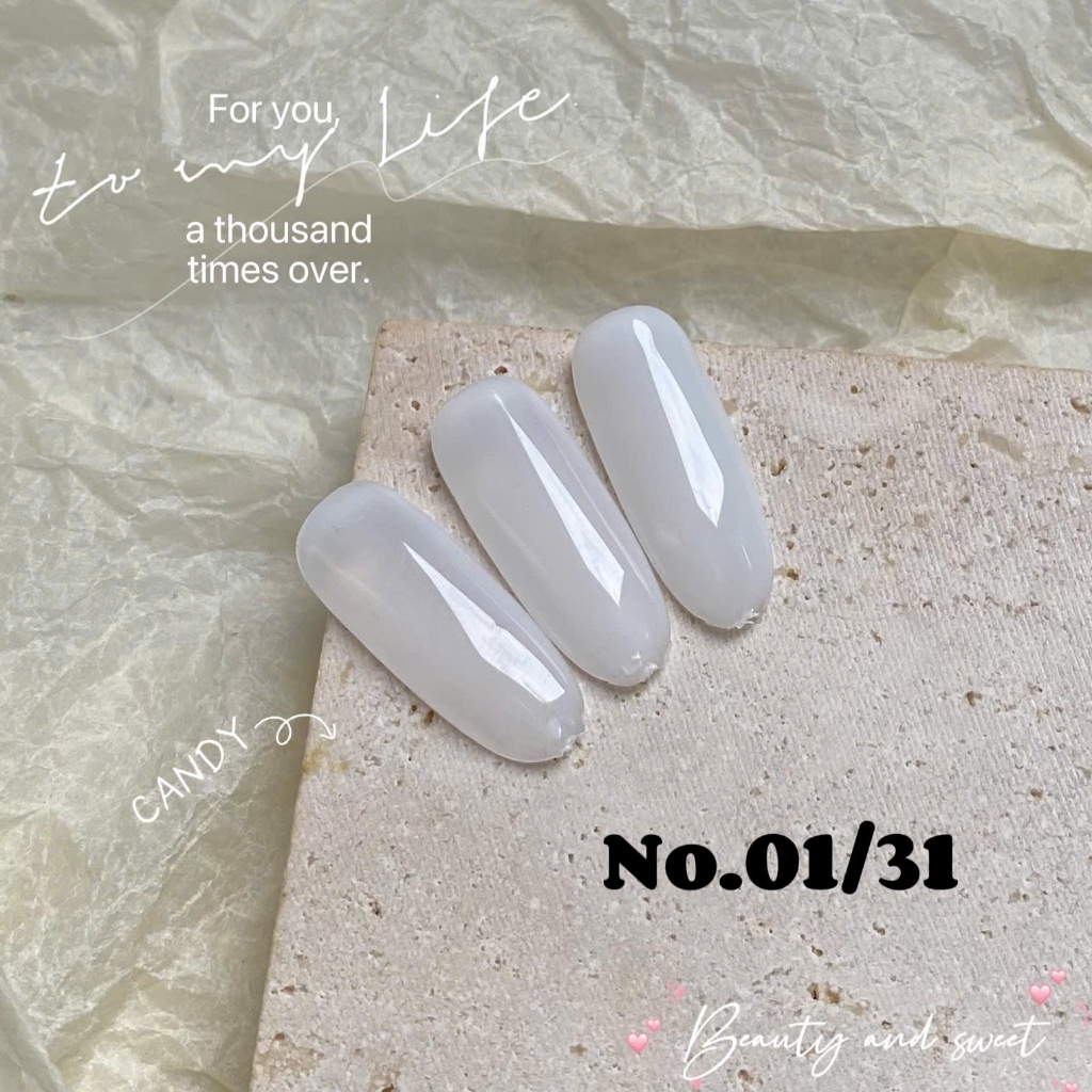 sơn thạch lẻ CANDY 15ml, màu mới đặc mướt, có hàng sau 2-3 ngày