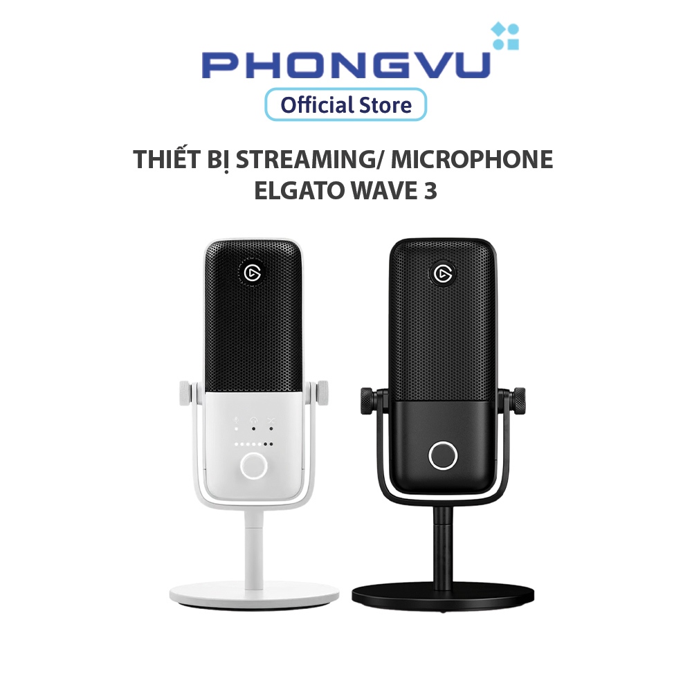 Thiết bị streaming/ Microphone Elgato Wave 3 - Bảo hành 24 tháng