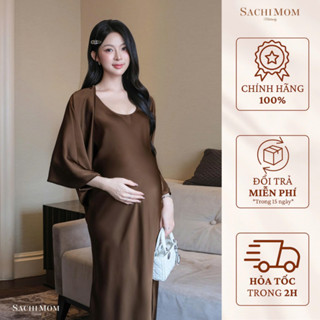  ĐẦM BẦU YONNA  2 MÓN ĐI TIỆC   DẠO PHỐ – ĐẦM 2 DÂY KÈM ÁO KHOÁC DÀI TAY – ĐẦM BẦU SACHIMOM 