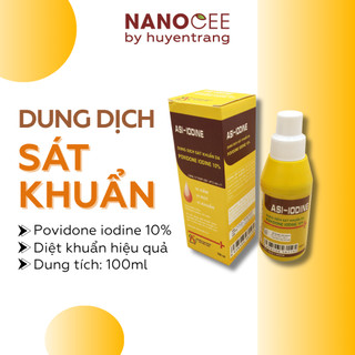Dung Dịch Sát Khuẩn Povidone Iodine 10% Vệ Sinh Da, Sau Nặn Mụn Trong Spa