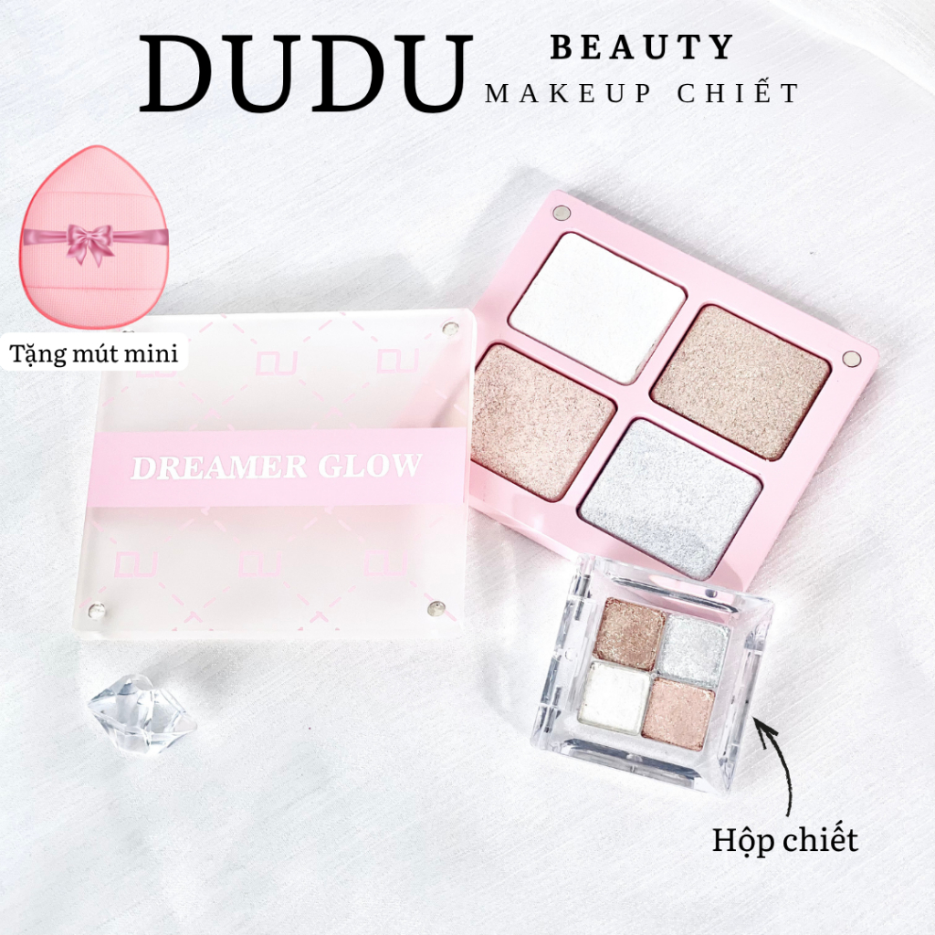Bảng Bắt sáng Dreamer Umi 4 ô Dreamer Glow Baker Highlighter 1.8g