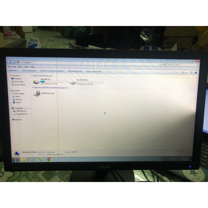Màn hình 23 inch sọc to mép dưới cho máy tính PC cũ nhiều hãng còn OK thanh lý