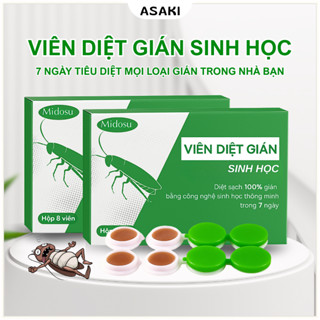  Viên Dệt Gián Sinh Học Asaki Diệt Tận Gốc Tất Cả Các Loại Gián Hiệu Quả Và An Toàn 