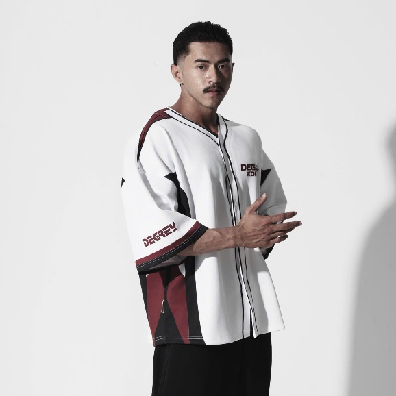 Degrey Korea MASSMONSTER Áo Khoác Jersey Baseball - BASEMASS