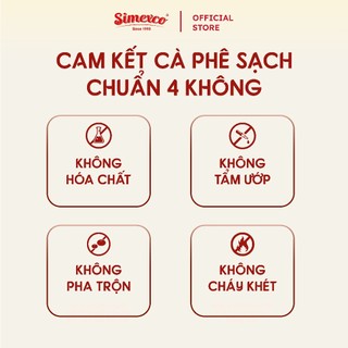 Cà phê hòa tan Simexco 3in1 Cà phê sữa (18 gói x 16gr)