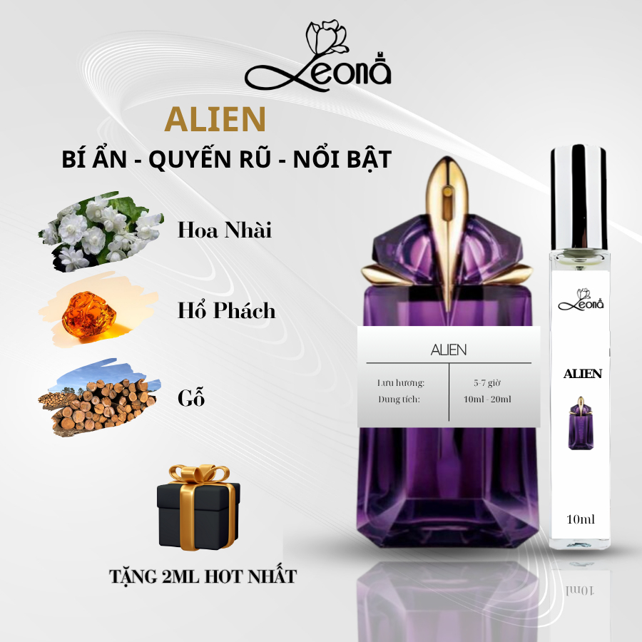 Nước Hoa Nữ Ali Tím - Leona Parfum Hương Thơm Bí ẩn, quyến rũ, nổi bật