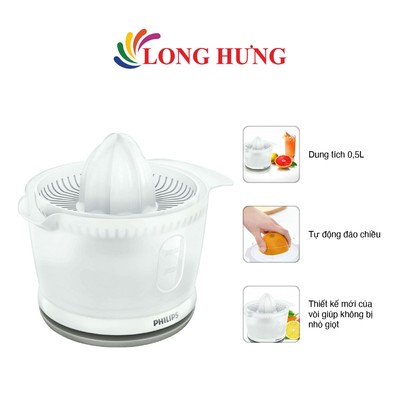 Máy vắt cam Philips HR2738/00 - Hàng chính hãng