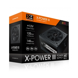 Nguồn CST XIGMATEK X-POWER III 650 600W Chính hãng (2x4+4pin, 2x 6+2pin, Dây dài, Kèm dây nguồn)