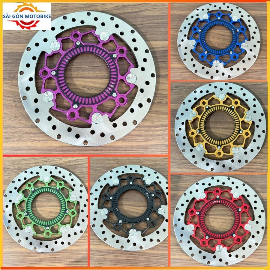 Đĩa ( 5 Lỗ ) Winner V4 size đĩa 267mm Có ABS, Khoen nút inox 304 siêu sáng