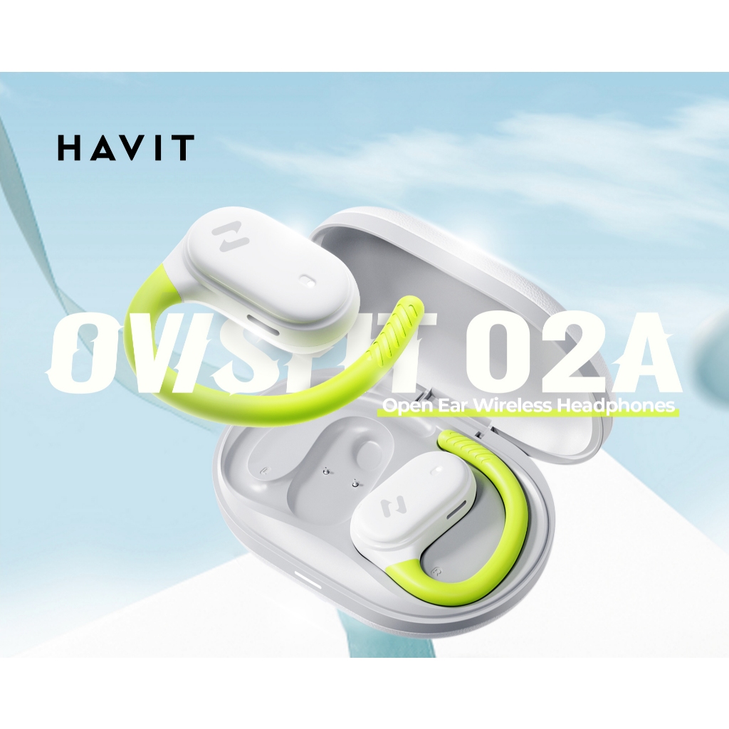 Tai Nghe Không Dây Havit OWSFIT 02A | Kiểu Dáng Open Ear | Mic ENC Bluetooth 5.4 | BigBuy360 - bigbuy360.vn