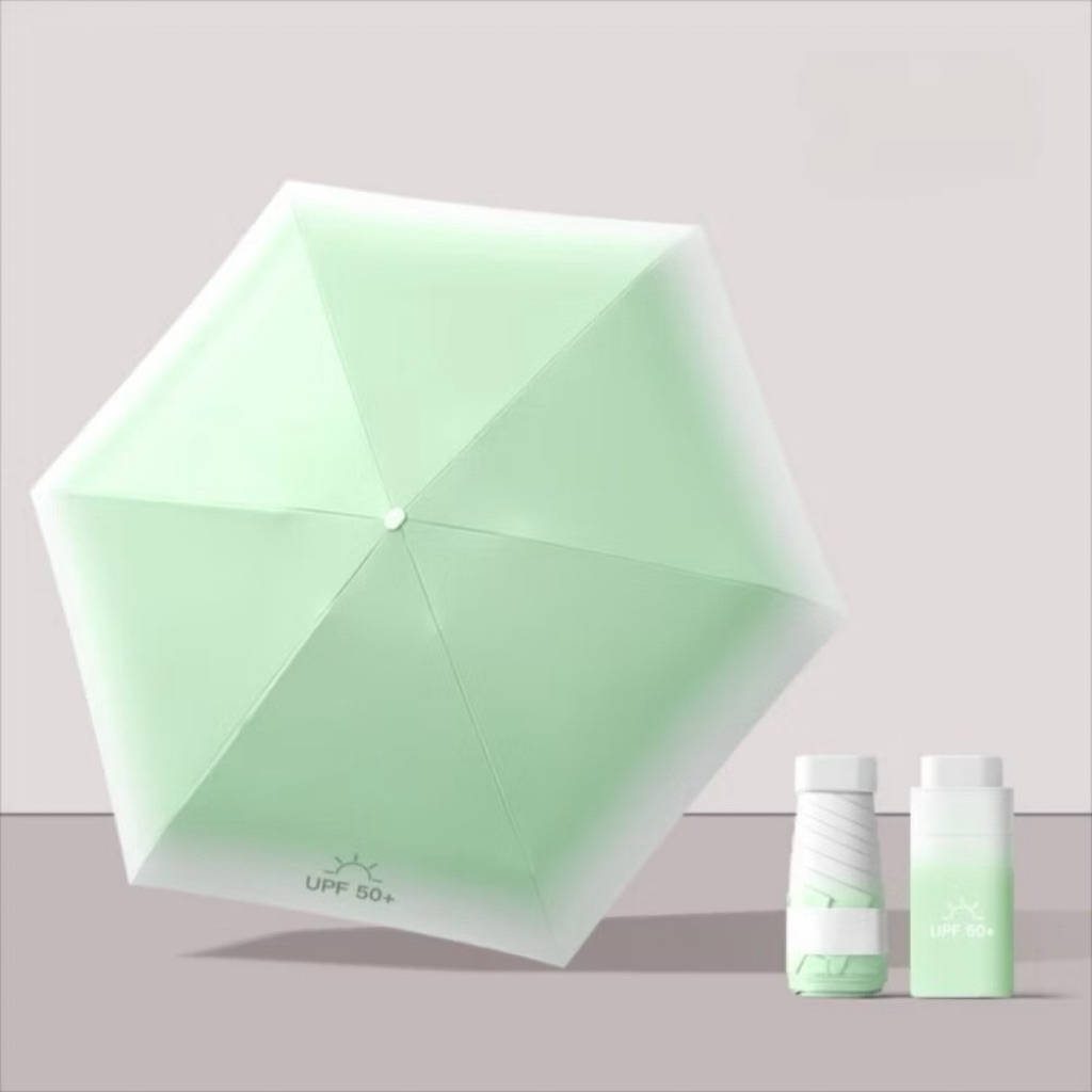 Ô Mini Xanh Lá Gấp Gọn Mini Sun Umbrella chống tia UV, gấp gọn tiện lợi cho du lịch