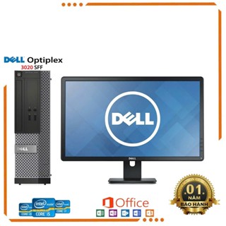  Trọn Bộ máy tính để bàn DELL 3020 Core i3 i5 i7 Ram 8G SSD 256G   BH 1 năm 1 đổi 1   