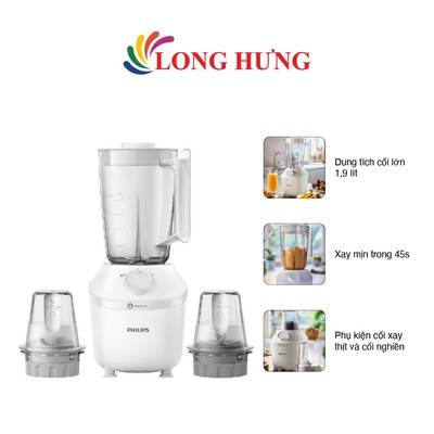 Máy xay sinh tố Philips HR2041/30 - Hàng chính hãng