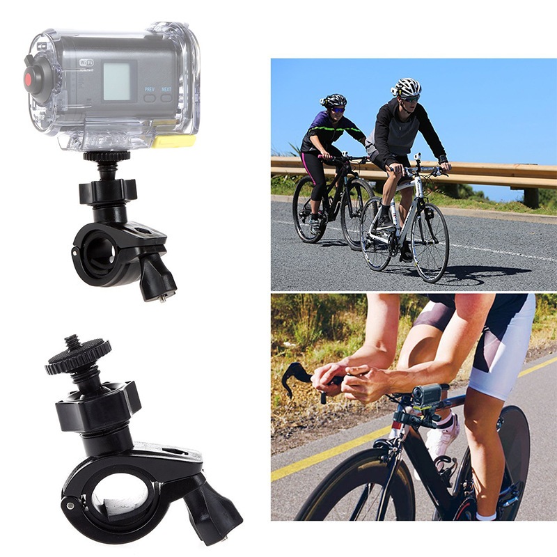 Giá đỡ điện thoại, action cam gắn xe đạp hỗ trợ quay video trong khi đạp xe