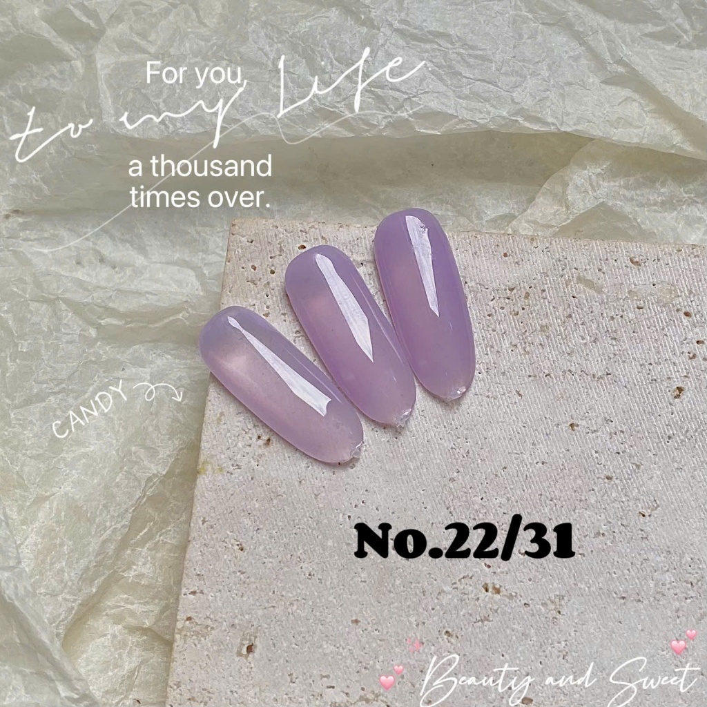 sơn thạch lẻ CANDY, màu mới đặc mướt, có hàng sau 2-3 ngày