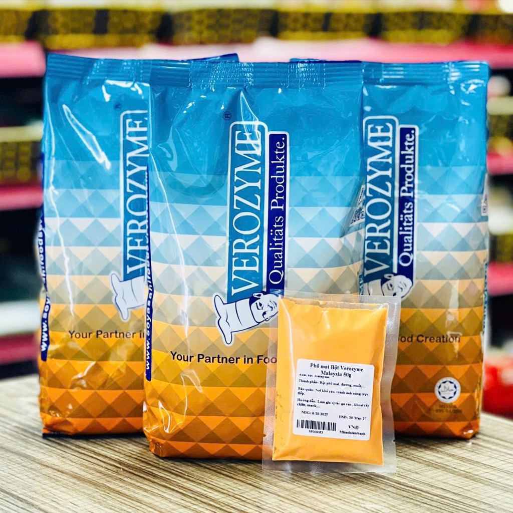 Phô mai Bột Verozyme Malaysia 50g (Bột phô mai lắc)