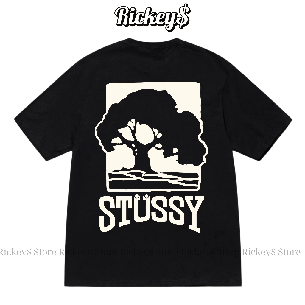 [High Quality] Áo Thun Stussy Tree Graphic Tee – 100% Cotton cao cấp – Rickey$.
