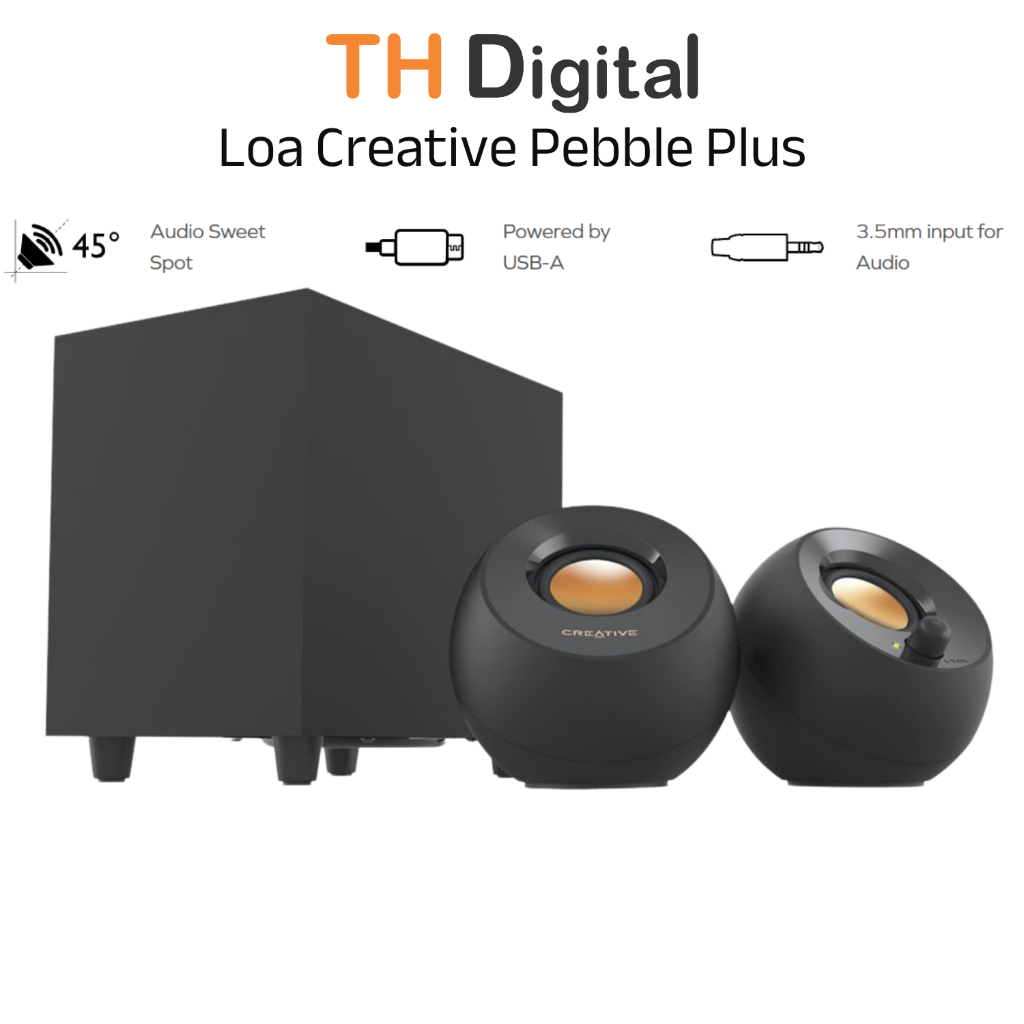 Loa Creative Pebble Plus Hàng chính hãng