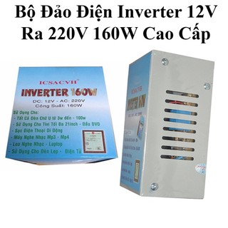  Bộ Đảo Điện Inverter 160W Cao Cấp 12V Ra 220V 