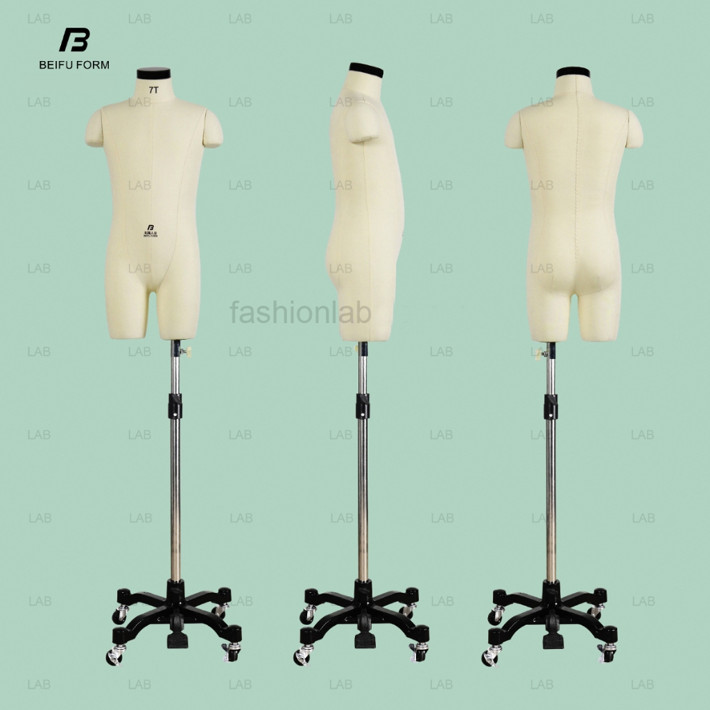 Cốt thiết kế Beifu bán thân - trẻ em tách đùi - Ma nơ canh/ dressform #0102