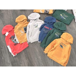  Áo nỉ hoodie nhiều mẫu khủng long bé trai 