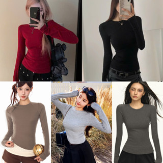  Áo thun ôm body tay dài nữ Coolme áo dài tay bó giữ nhiệt fit dáng co giãn tốt mặc mùa đông - G02 