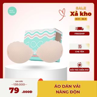  Áo dán cài trước tạo khe áo lót dán vải nâng ngực mút vừa kèm dây trong,chuyên mặc trang phục hở lưng BOM SISTER AD0P45 