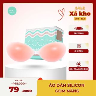  Áo lót dán silicon áo ngực cài trước nâng ngực tạo khe ngực chuyên mặc trang phục hở lưng BOM SISTER AD002 - AD003 