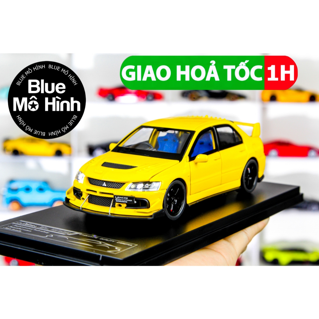 Xe mô hình sedan Mitsubishi Lancer Evo JDM 1:32