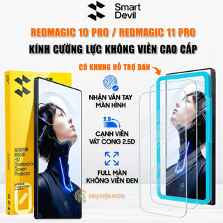  Kính cường lực RedMagic 10 Pro   Redmagic 11 Pro full màn hình không viền hãng Smart Devil Dán màn hình Redmagic 10 Pro 