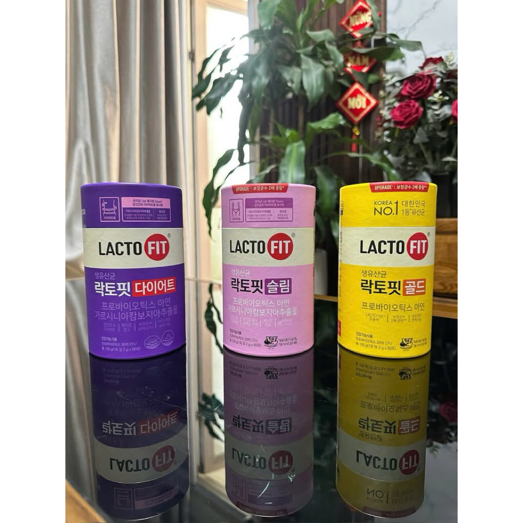THỰC PHẨM BẢO VỆ SỨC KHOẺ LACTO FIT GOLD  Các dòng ( vàng, hồng, tím)
