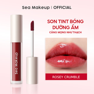 Son tint Sea Makeup 05 Hồng khô bóng bền màu lâu trôi cho đôi môi căng mọng ẩm mịn dưỡng ẩm cho môi 1 cây 3.2g