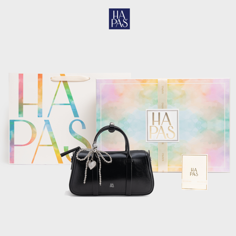 Bộ Quà Tặng Túi Xách Tay Đeo Chéo Dáng Trống Tidy HAPAS Sz 22