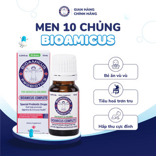  Men 10 Chủng BioAmicus Complete lợi khuẩn hỗ trợ cải thiện hệ vi sinh đường ruột 
