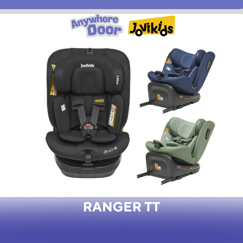Ghế Ô Tô Jovikids Ranger TT xoay 360 có Isofix cho bé cao 40 - 150 cm