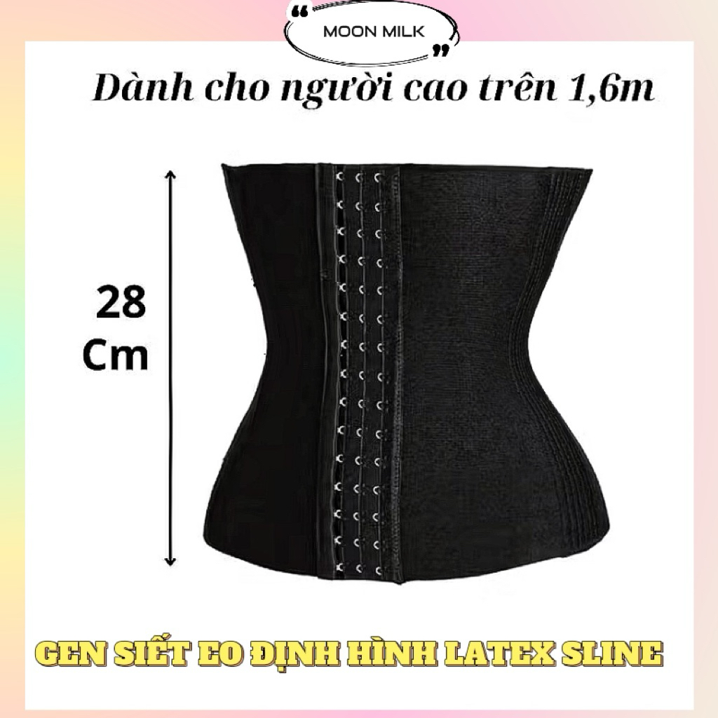 Đai Nịt Bụng Bé Năm Tạp Hoá Sline Latex 28cm 8Xương Giúp Định Hình Giảm Mỡ Eo Thon Gọn Cấp Tốc Dành 