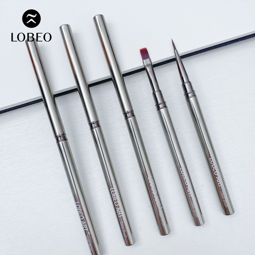 [LOBEO] Cọ tỉa Lobeo Art Travel Brush thân nhôm