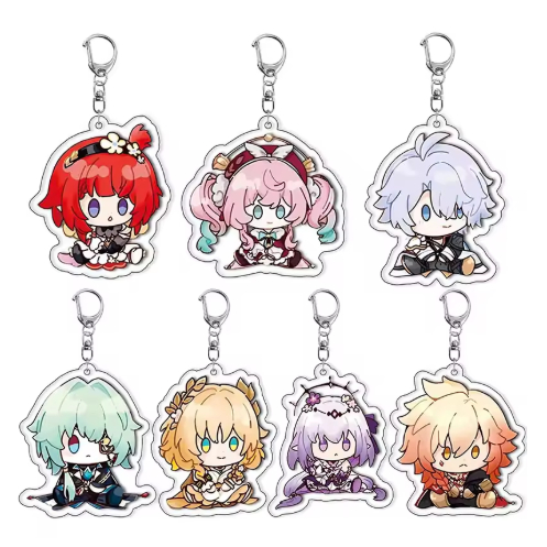 Móc khóa game Honkai: Star Rail nhân vật Anaxa, Phainon, Castorice, Tribios, Hyacine