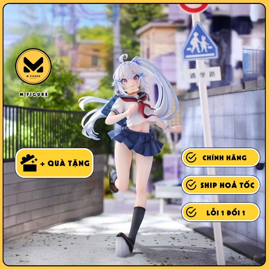 MÔ HÌNH Original - Mirai-chan - 1/6 - Chikoku Sunzen Panchira ver. (Bibi Buttons) FIGURE CHÍNH HÃNG