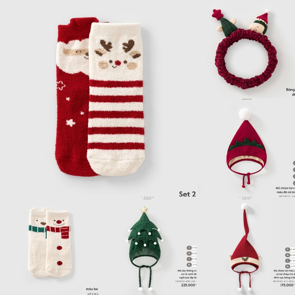 NOUS 2025 - Phụ kiện Noel NOUS mùa giáng sinh 2025 - XMAS - NFXMAS