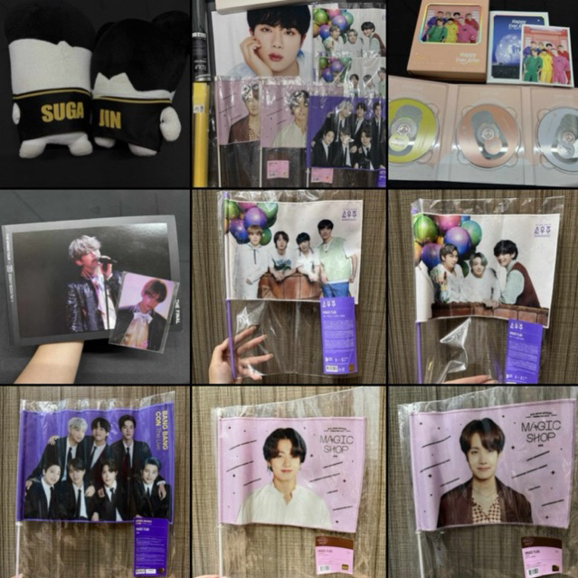 [ Deal Hàn BTS tổng hợp] Dvd, album, image, flag, slogan, standee, card,..