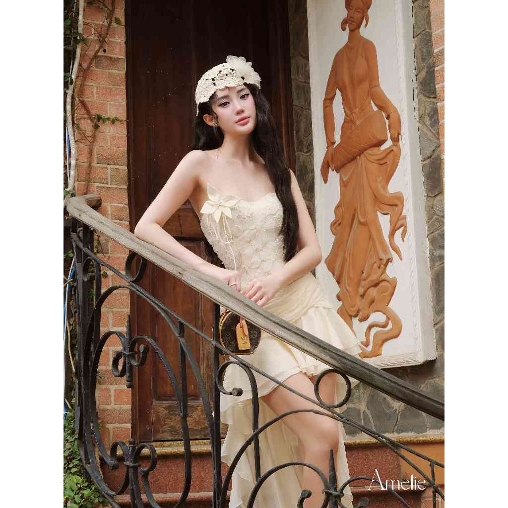 AMELIE - Đầm mullet ngang ngực ren hoa - Diva Dress AME248 | BigBuy360 - bigbuy360.vn
