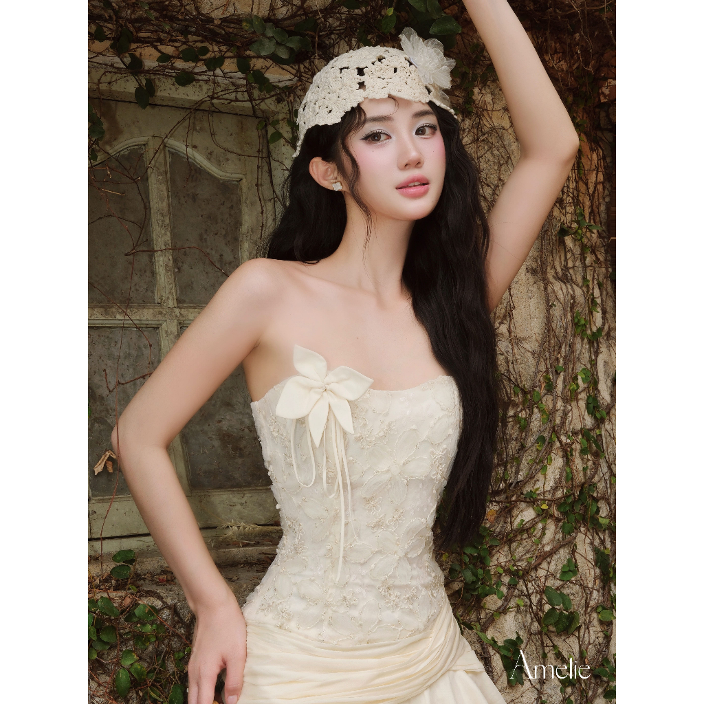 AMELIE - Đầm mullet ngang ngực ren hoa - Diva Dress AME248 | BigBuy360 - bigbuy360.vn