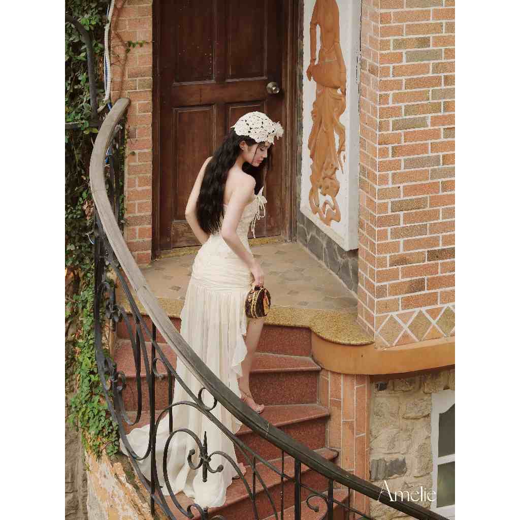 AMELIE - Đầm mullet ngang ngực ren hoa - Diva Dress AME248 | BigBuy360 - bigbuy360.vn
